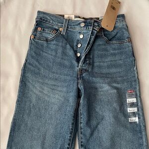 Levi's Classic Blue Button-Fly Jeans